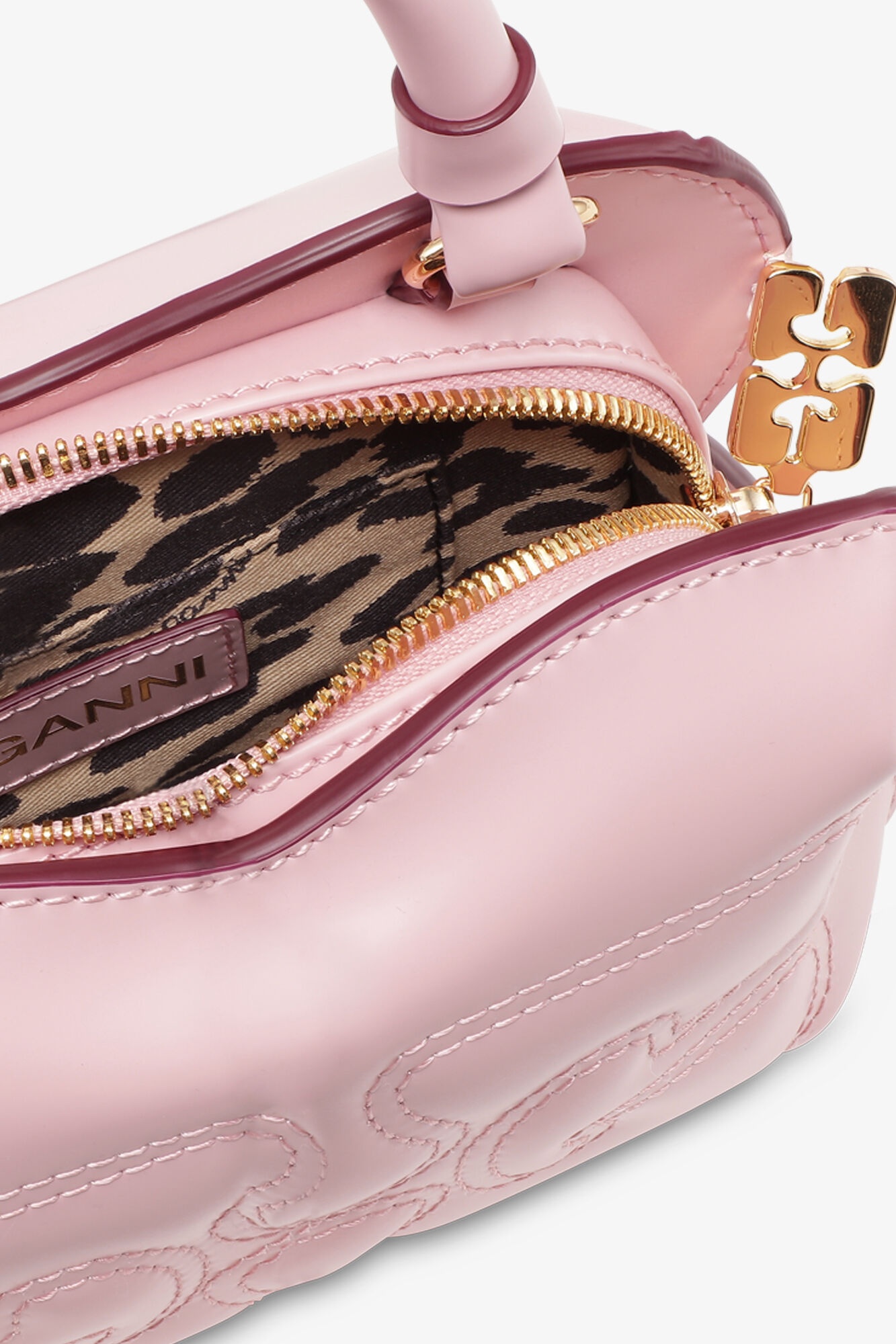 PINK SMALL BUTTERFLY CROSSBODY BAG - 3