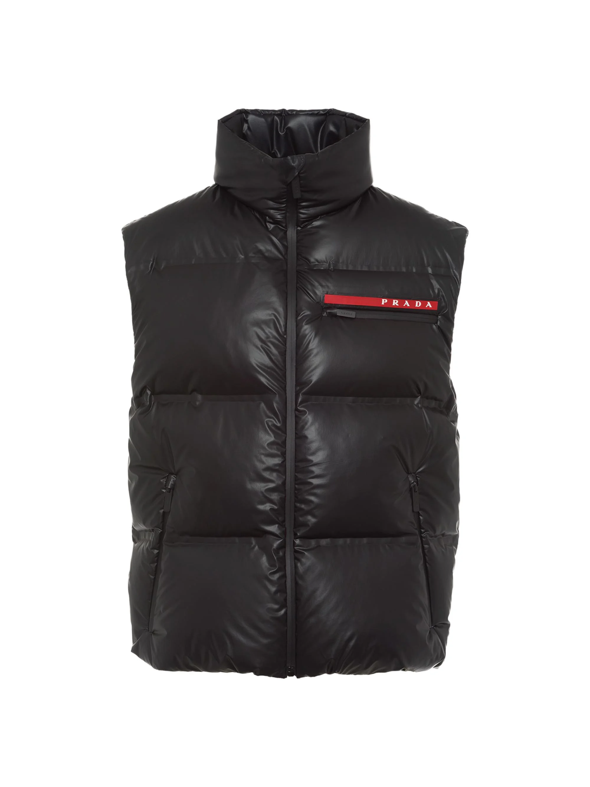 Men's Light Re-Nylon Down Vest - Black - 1
