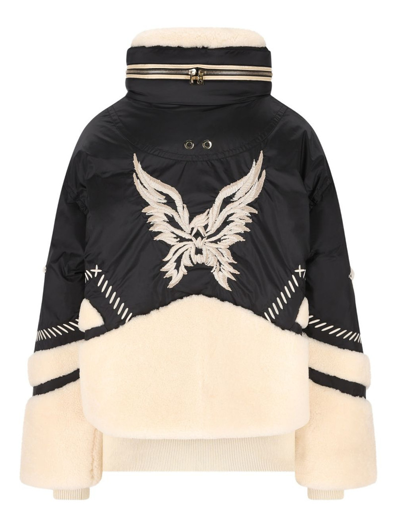 BOGNER Amie embroidery-detail high-neck jacket outlook