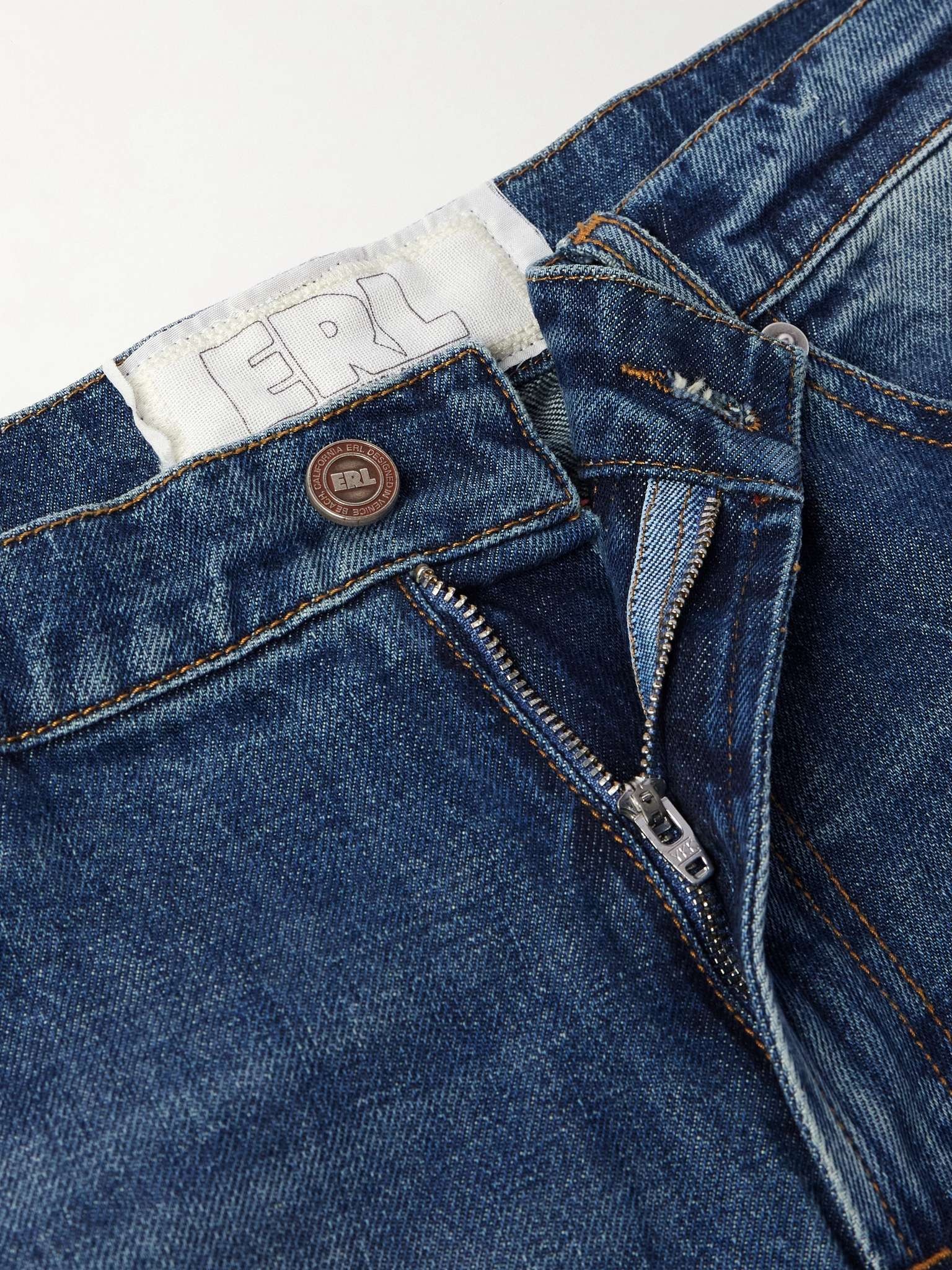 Wide-Leg Distressed Jeans - 3