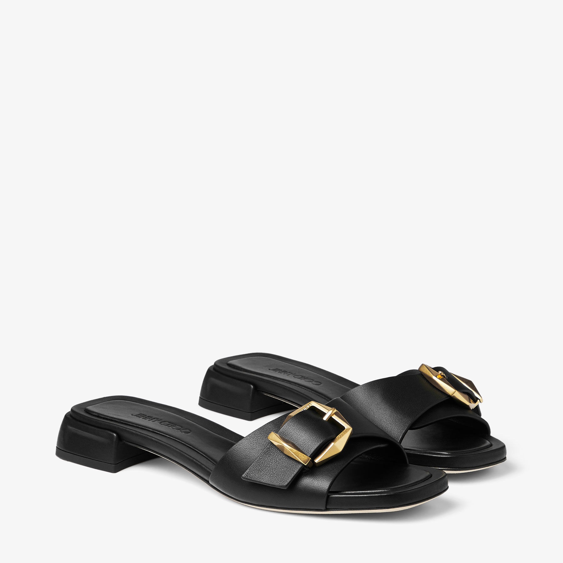 Hawke Mule Flat
Black Leather Flats - 2