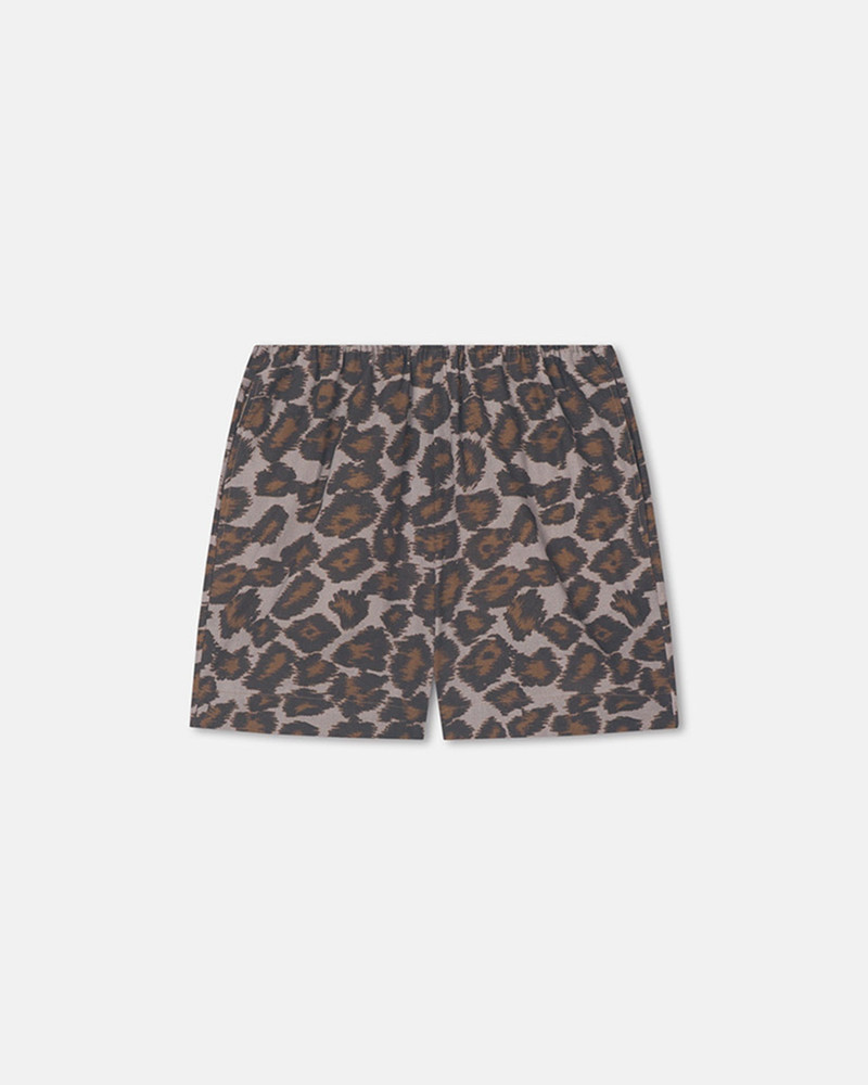 Printed Tailored Cotton Voile Shorts 1