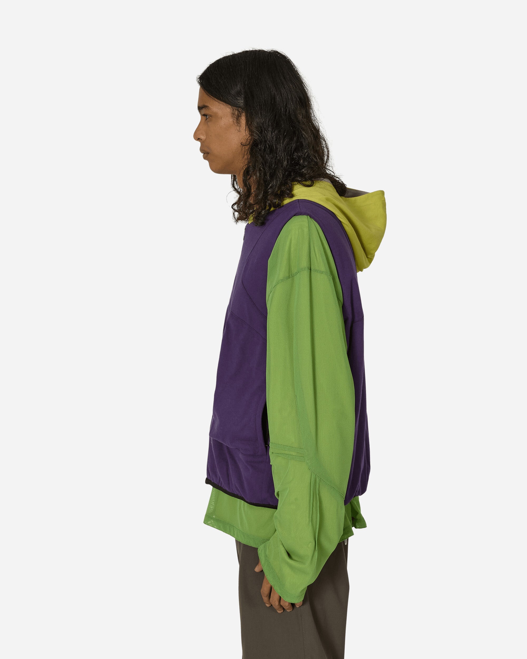 Padded Jersey Vest Starling Purple - 2