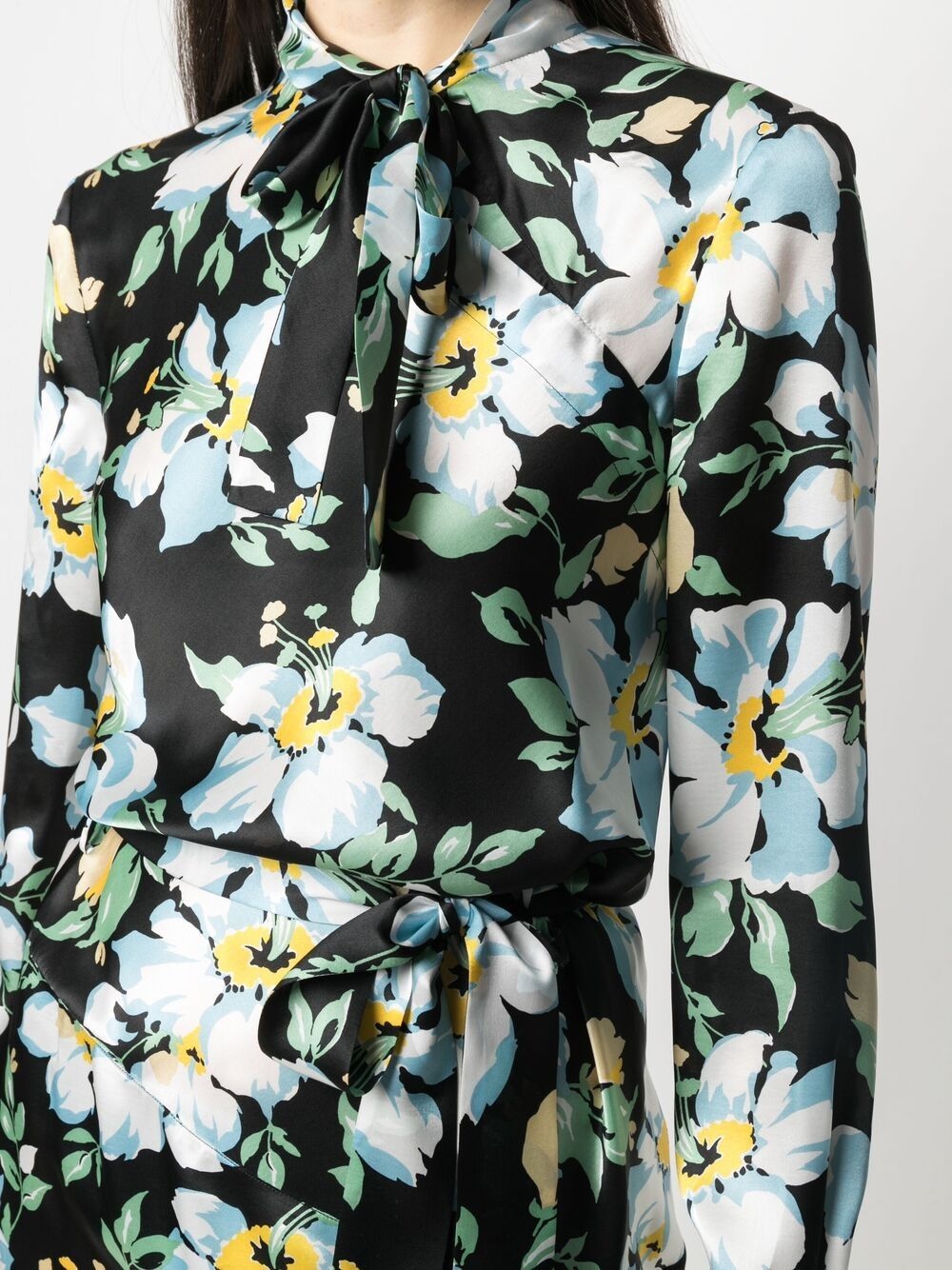 floral-print mid-length dress - 5