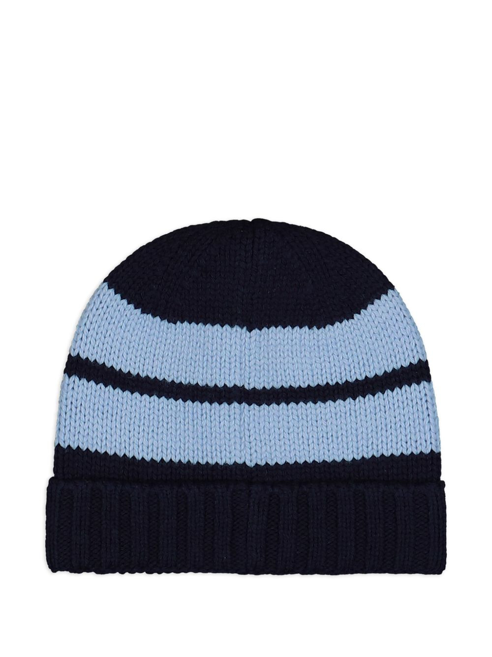 striped-pattern beanie - 2