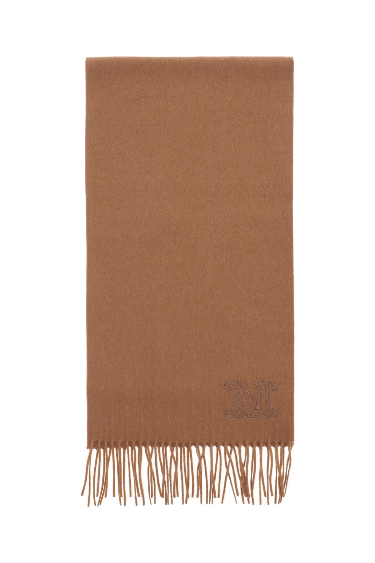 CASHMERE SCARF WITH MONOGRAM - 1