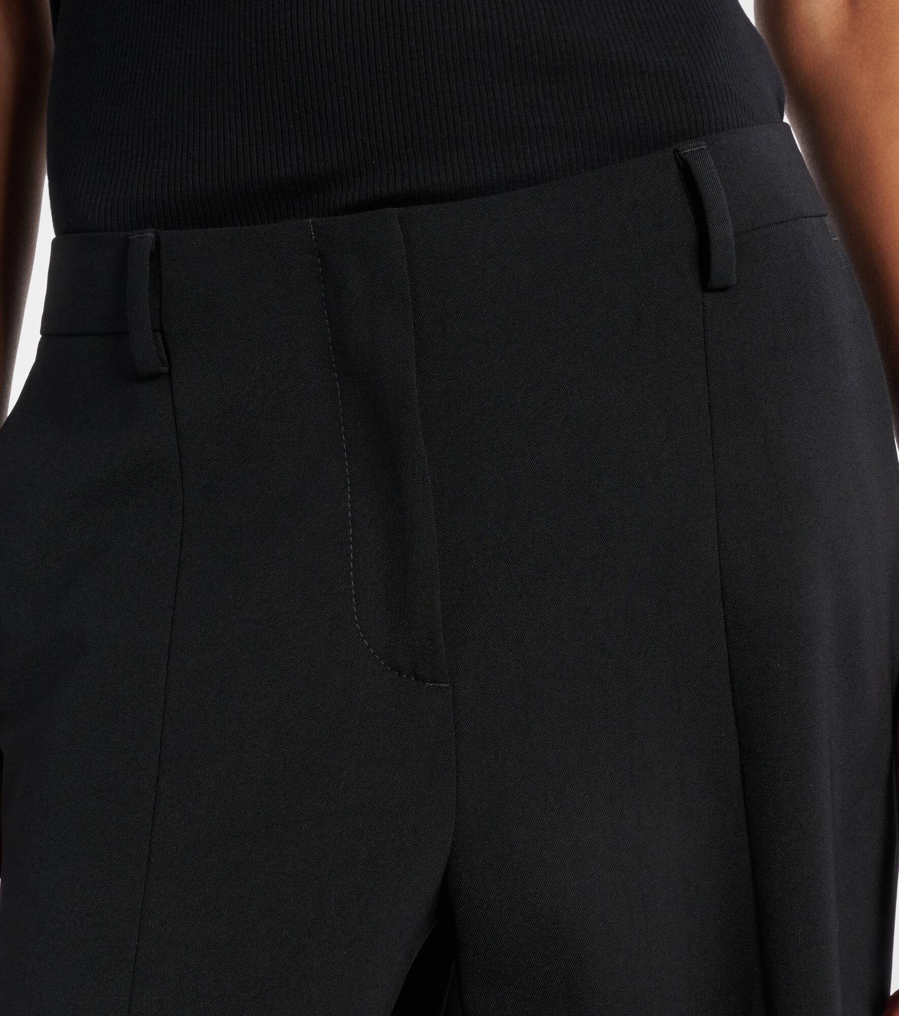 Mid-rise straight pants - 4