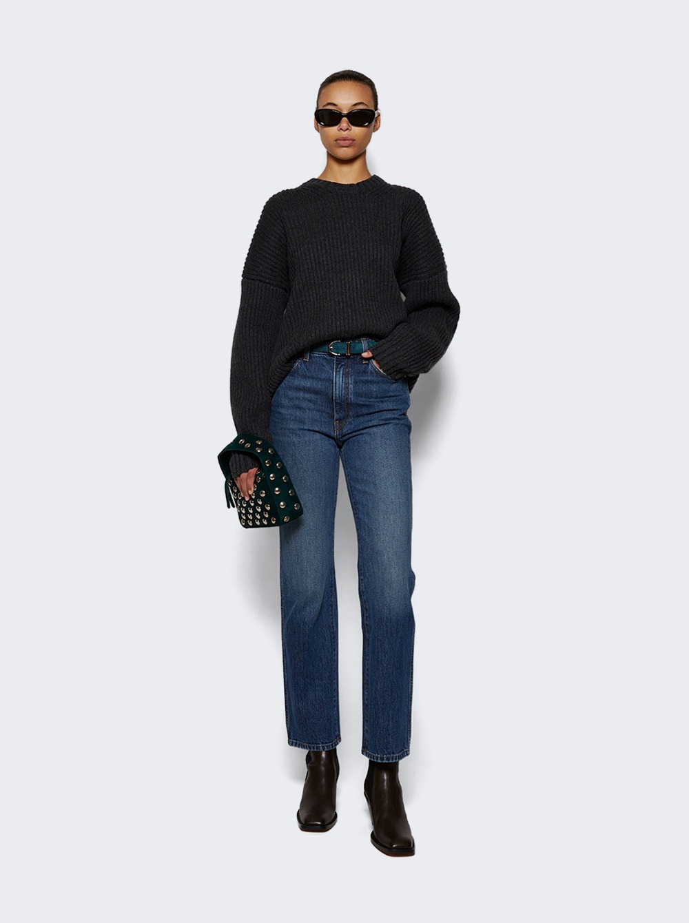 Bambi Belt English Green Suede - 3