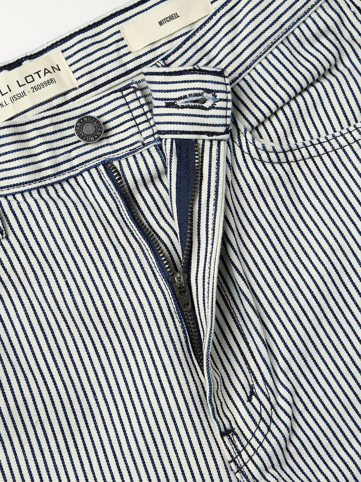Mitchell Striped Low-rise Jeans - 4