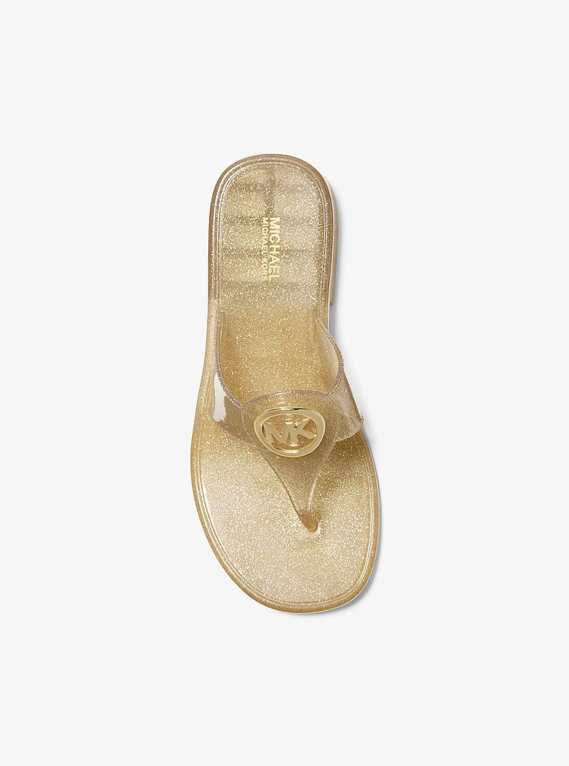 Hannah Glitter Jelly Thong Sandal 3