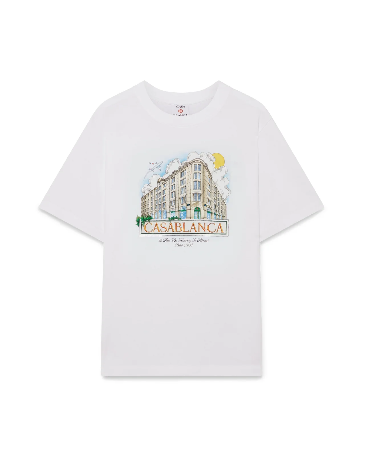 Paris Store Printed Short Sleeve T-Shirt | Casablanca Paris - 1