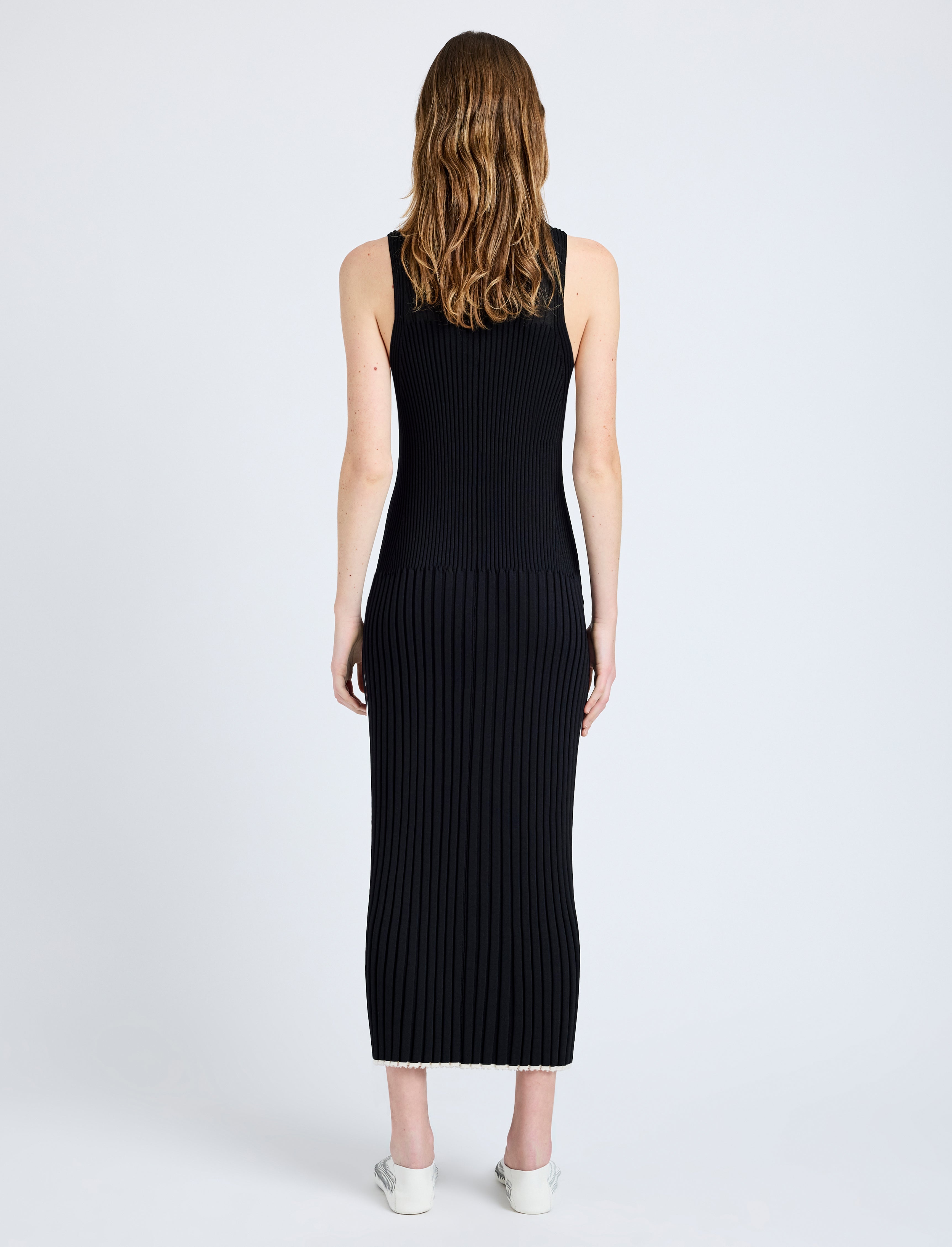 Maia Dress in Midweight Viscose Rib - 4