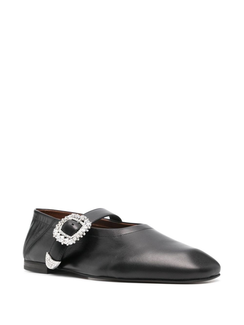 WALES BONNER buckle-detail ballet flats outlook
