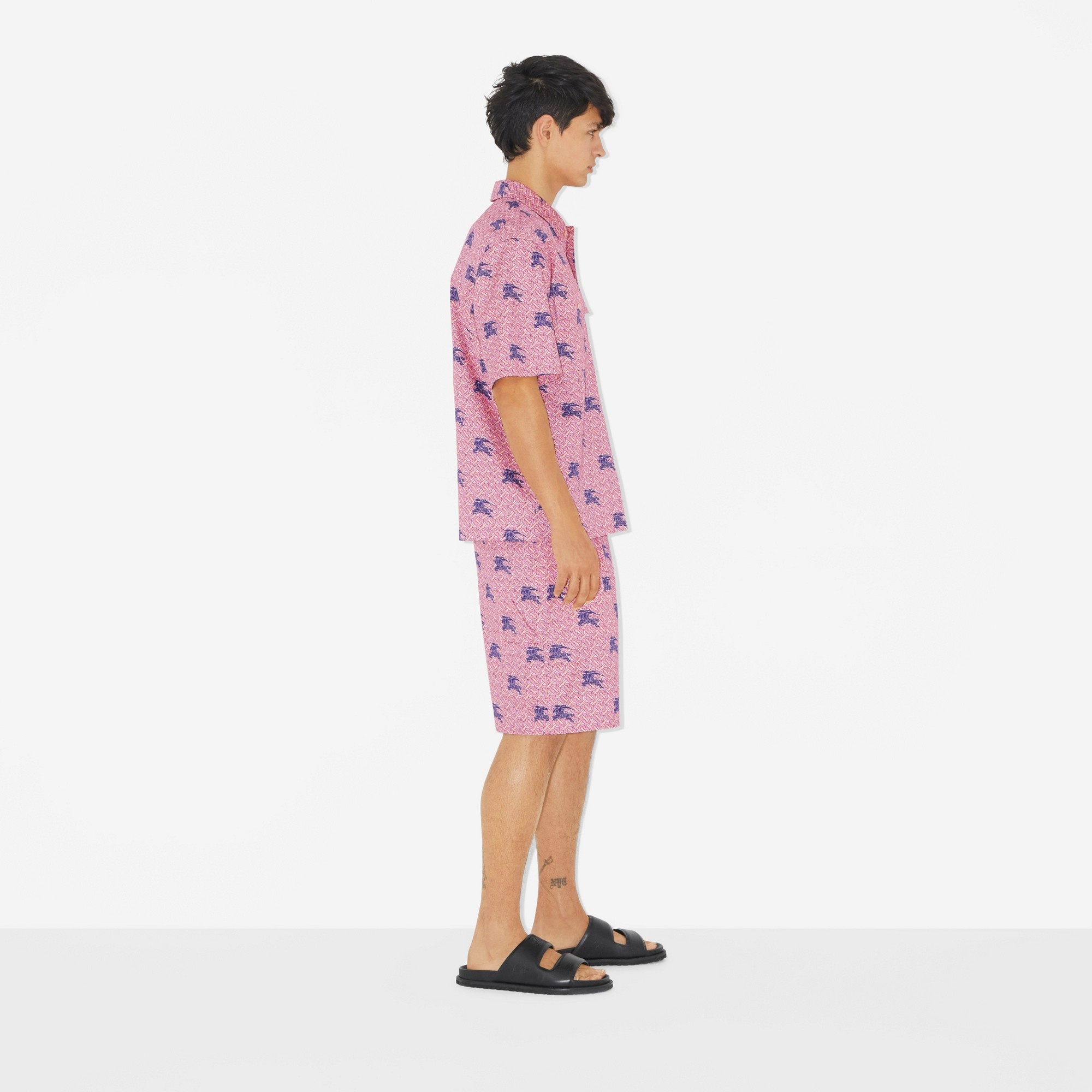 EKD Monogram Cotton Twill Oversized Shirt - 3