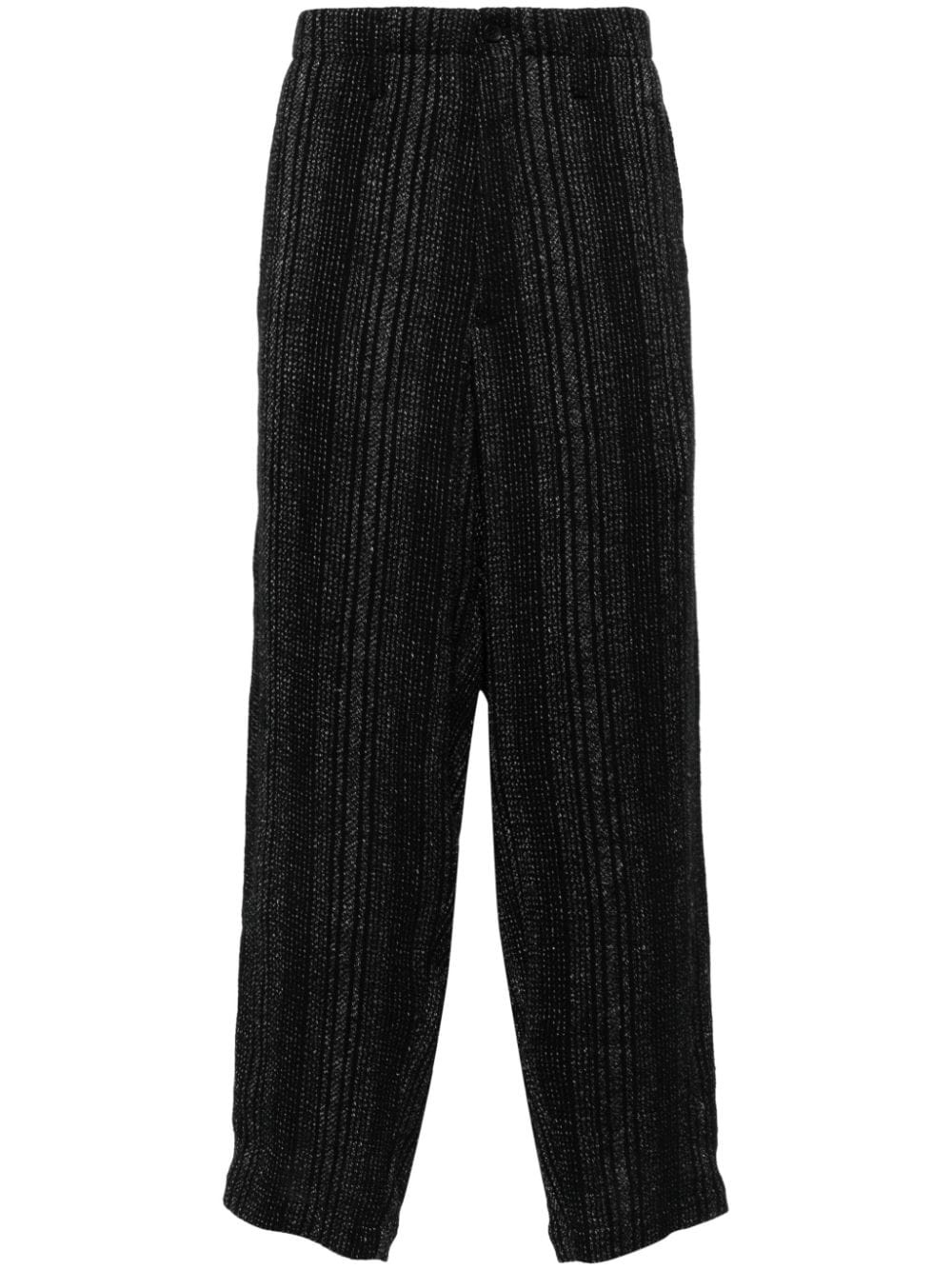 Z-stripe wide-leg trousers - 1