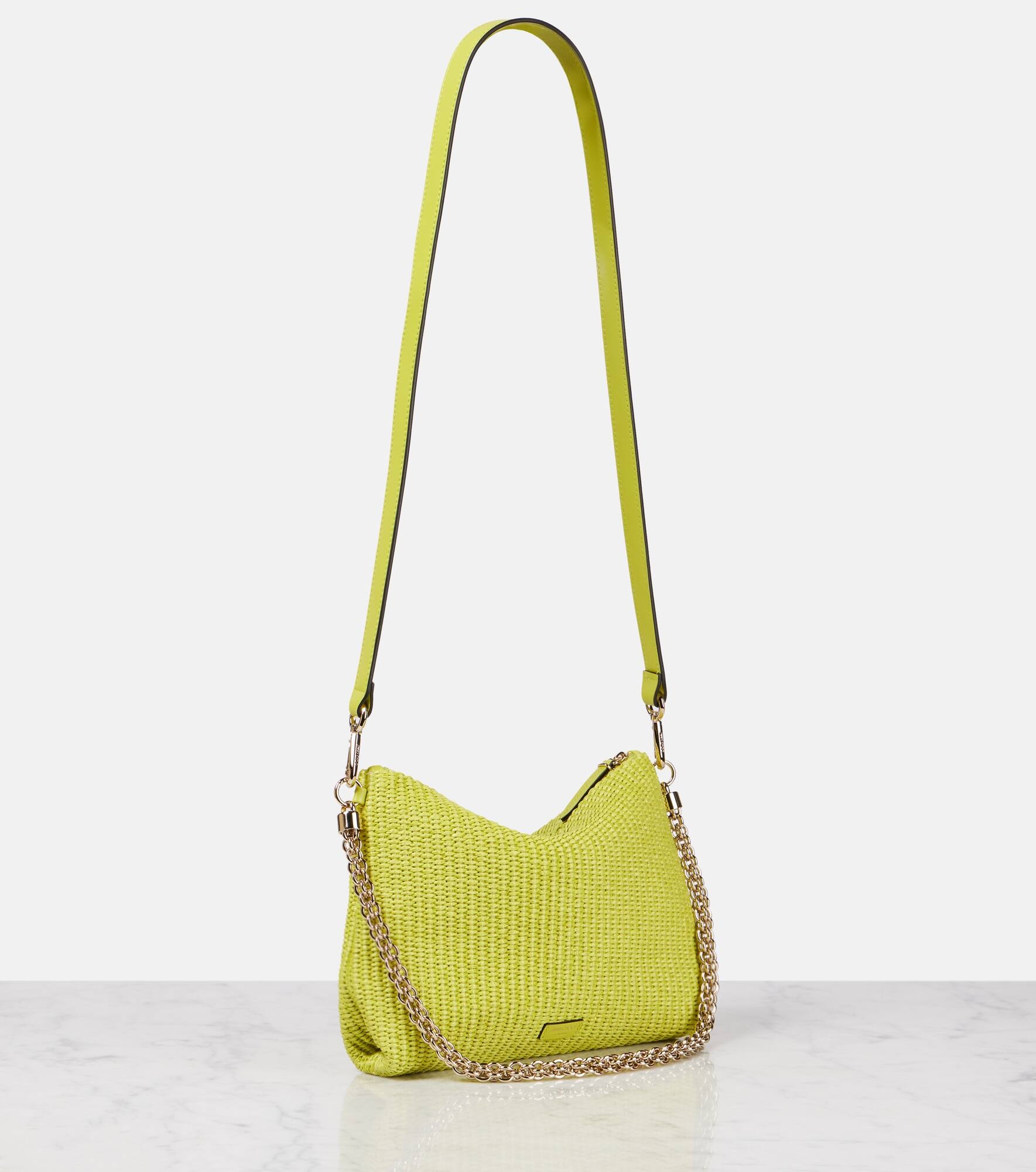 Callie raffia shoulder bag - 4