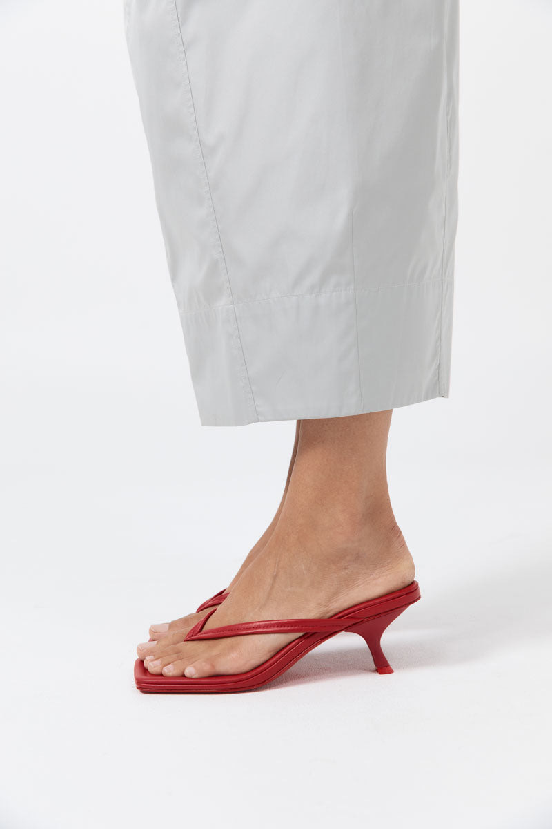 Thong Detail Heel - Rosso - 3