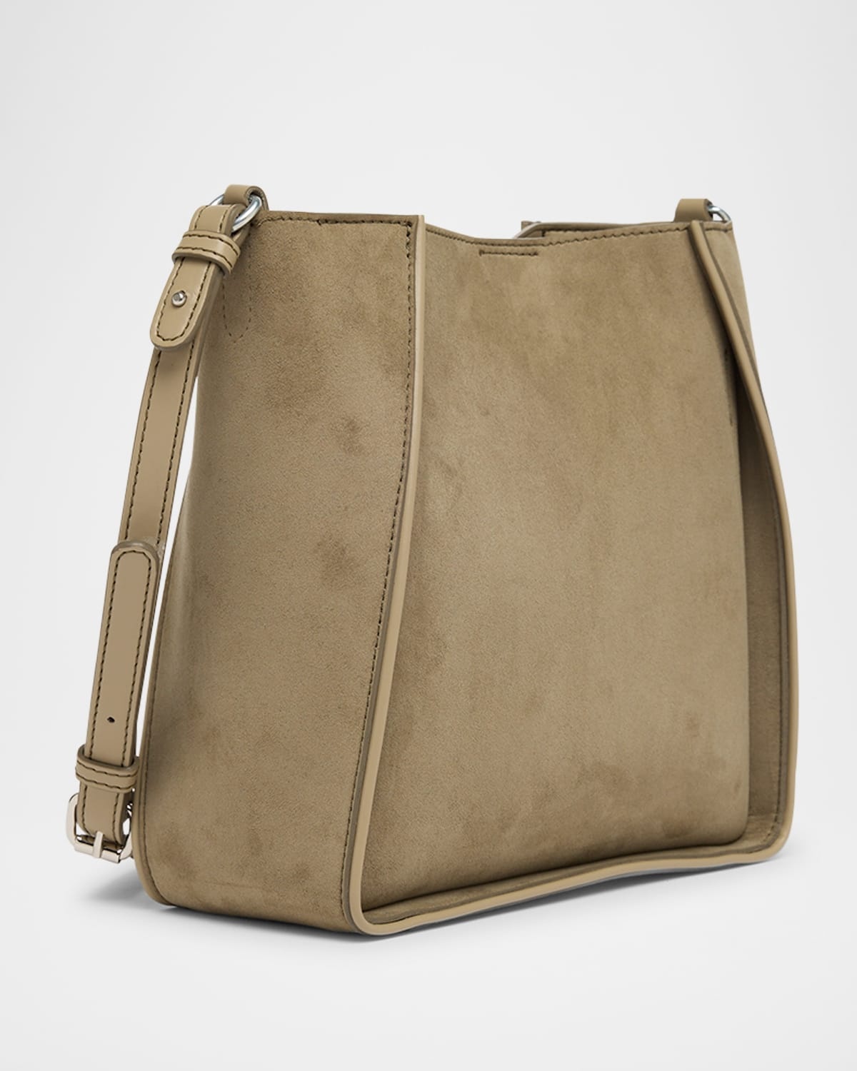 Alter Suede Piped Crossbody Bag - 3