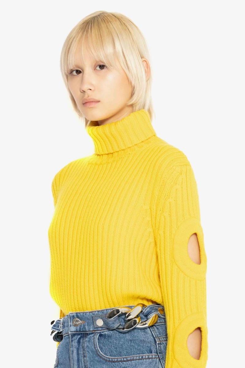 CUT OUT SLEEVE TURTLENECK JUMPER 5