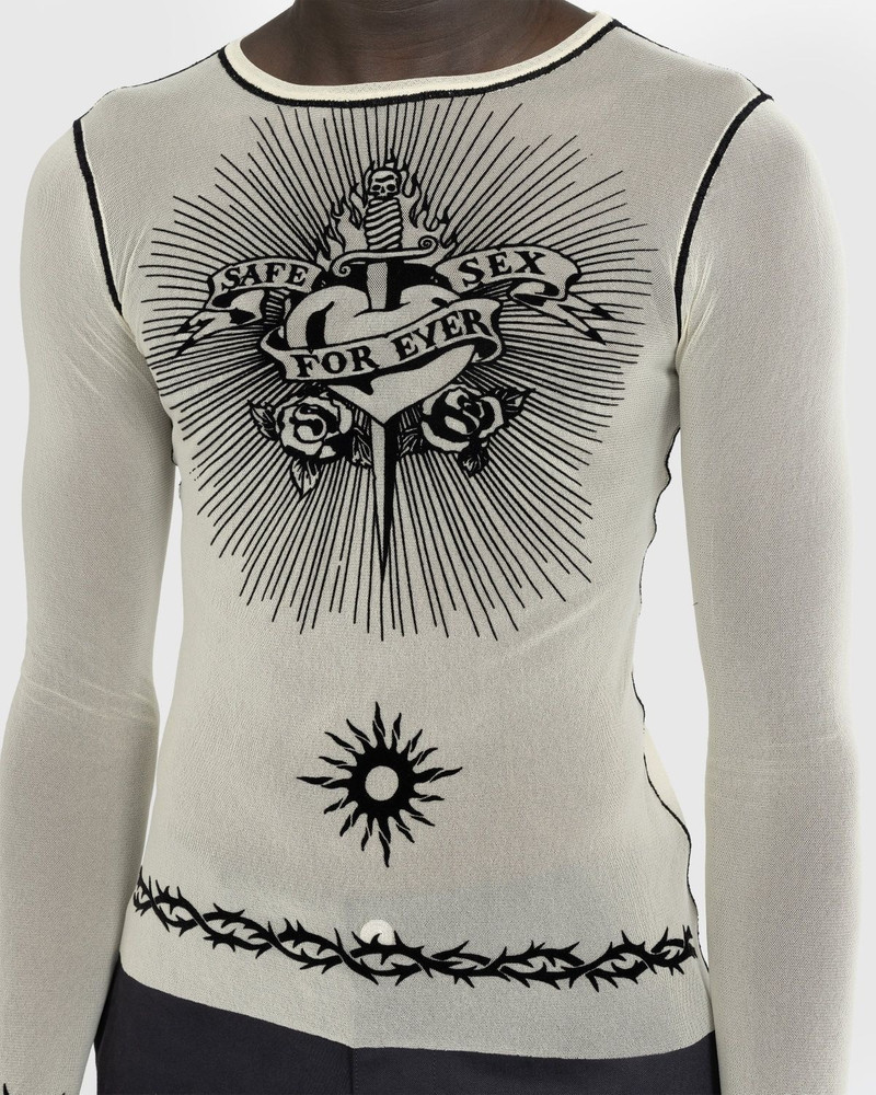 Jean Paul Gaultier – Safe Sex Tattoo Top Nude 7