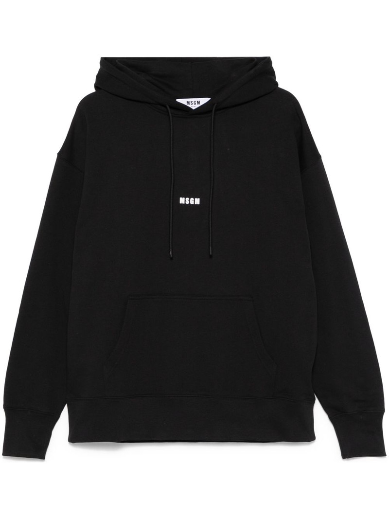 logo-print hoodie 1