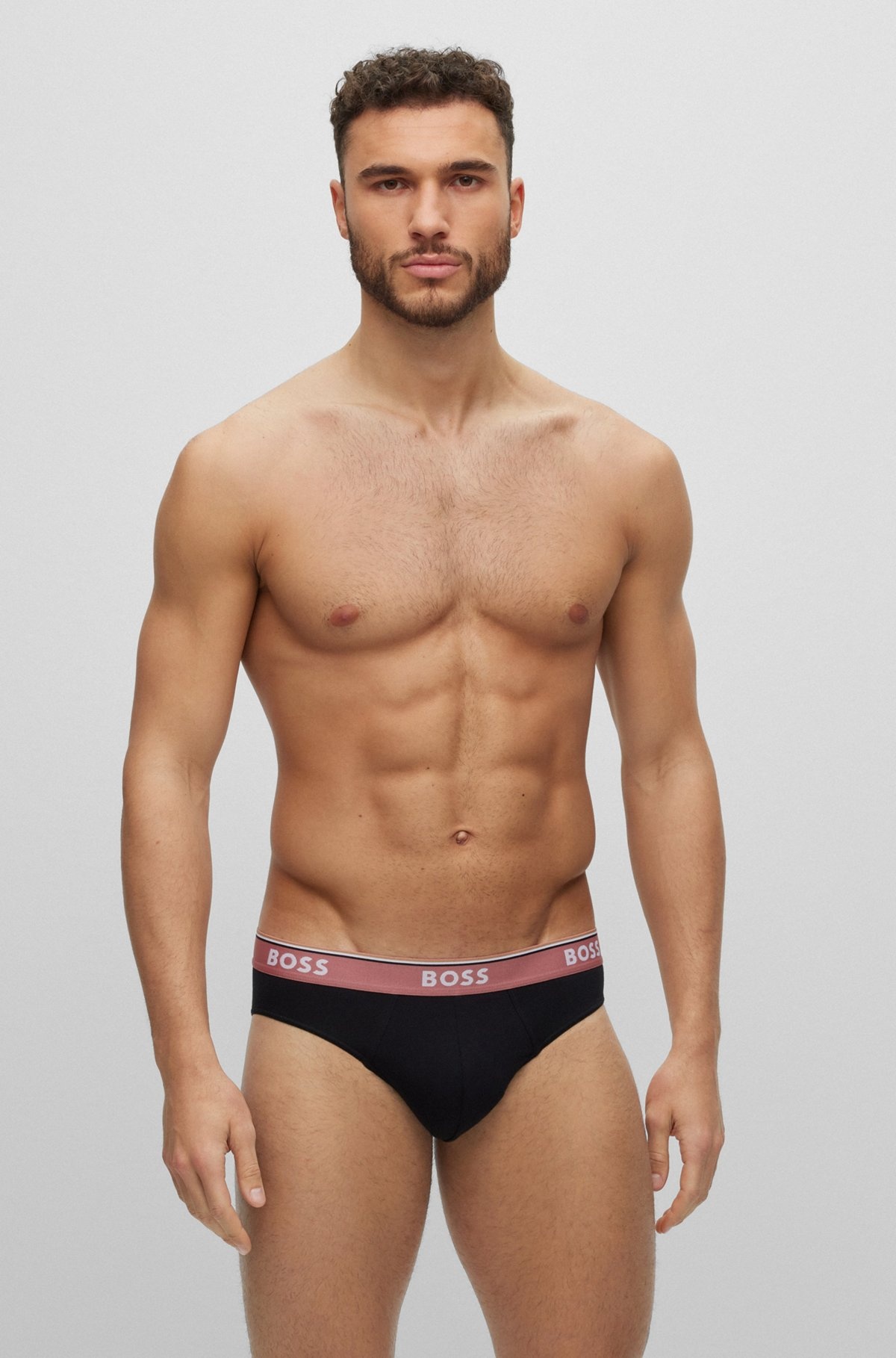 THREE-PACK OF REGULAR-RISE STRETCH-COTTON BRIEFS - 2