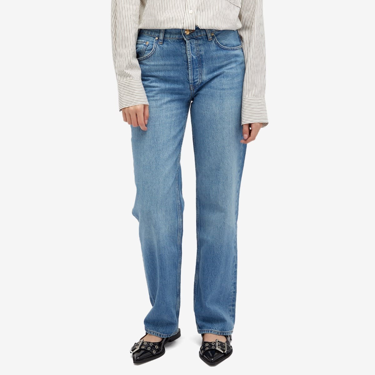 Anine Bing Gavin Long Jeans - 2