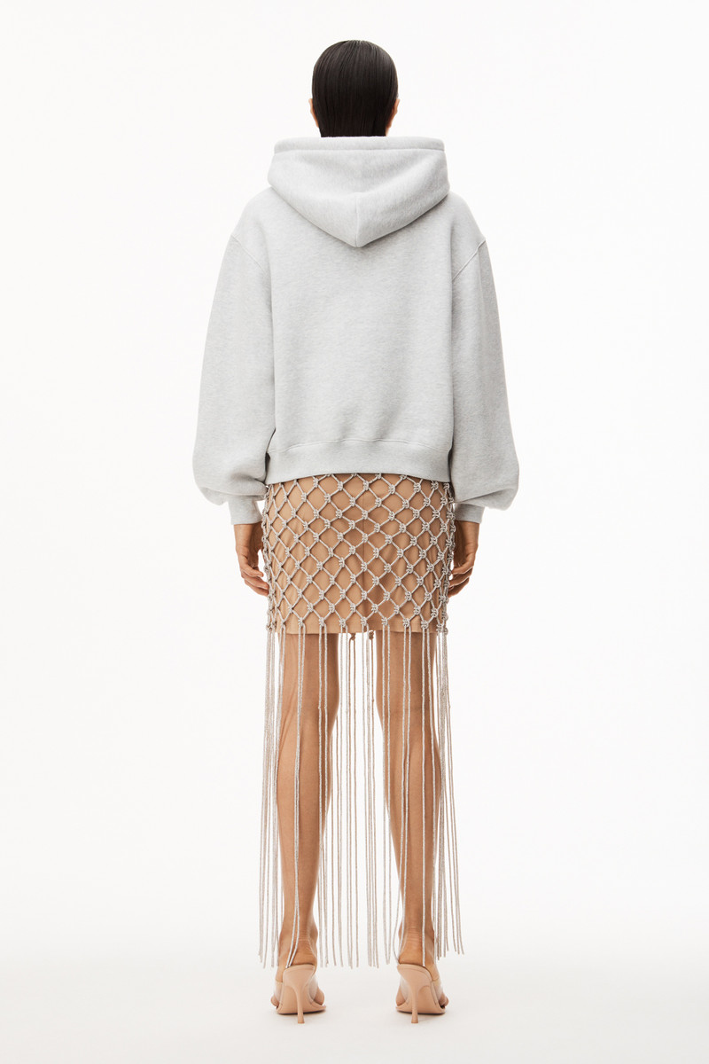 PUFF LOGO HOODIE IN STRUCTURED TERRY 4