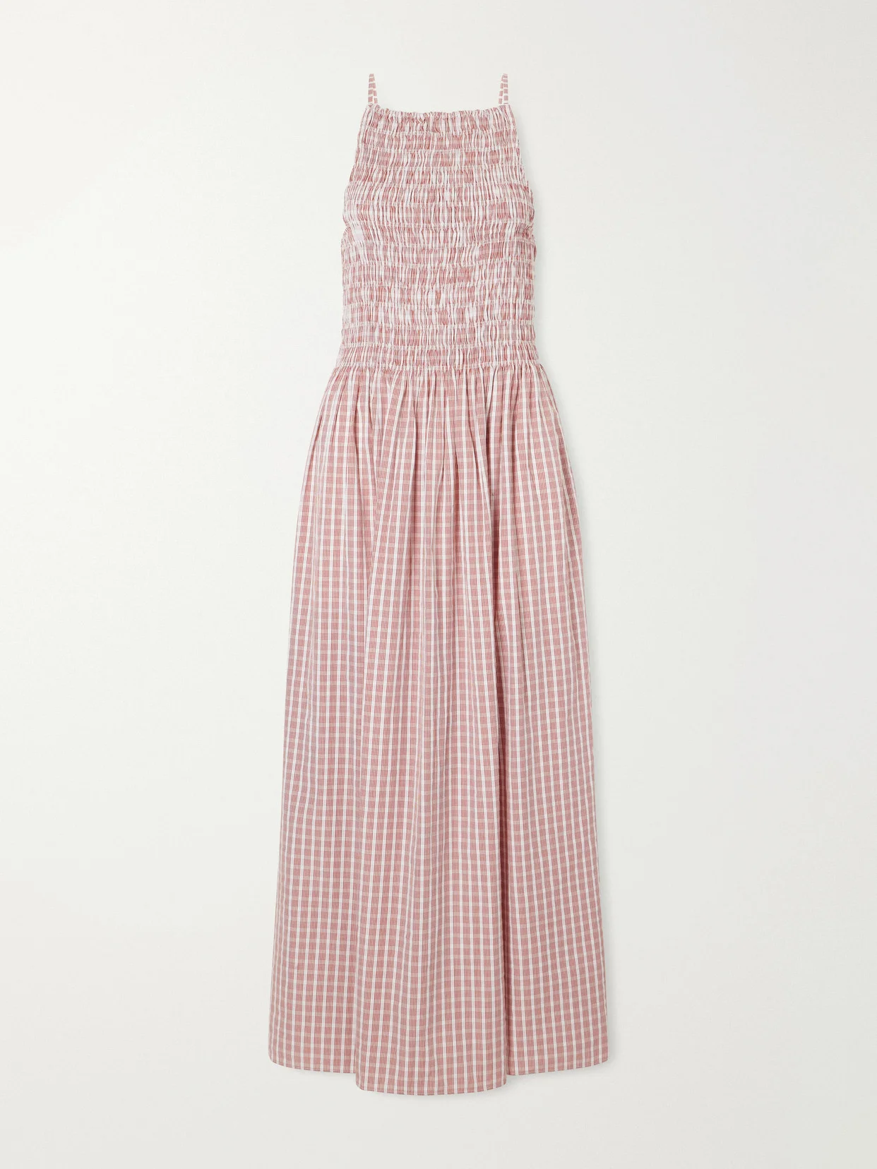 Laia Checked Cotton Maxi Dress - 1