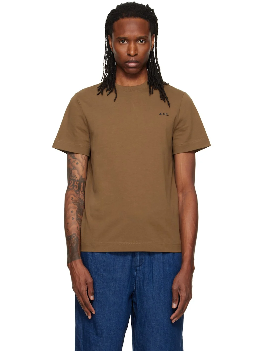 Khaki Oliver T-shirt - 1