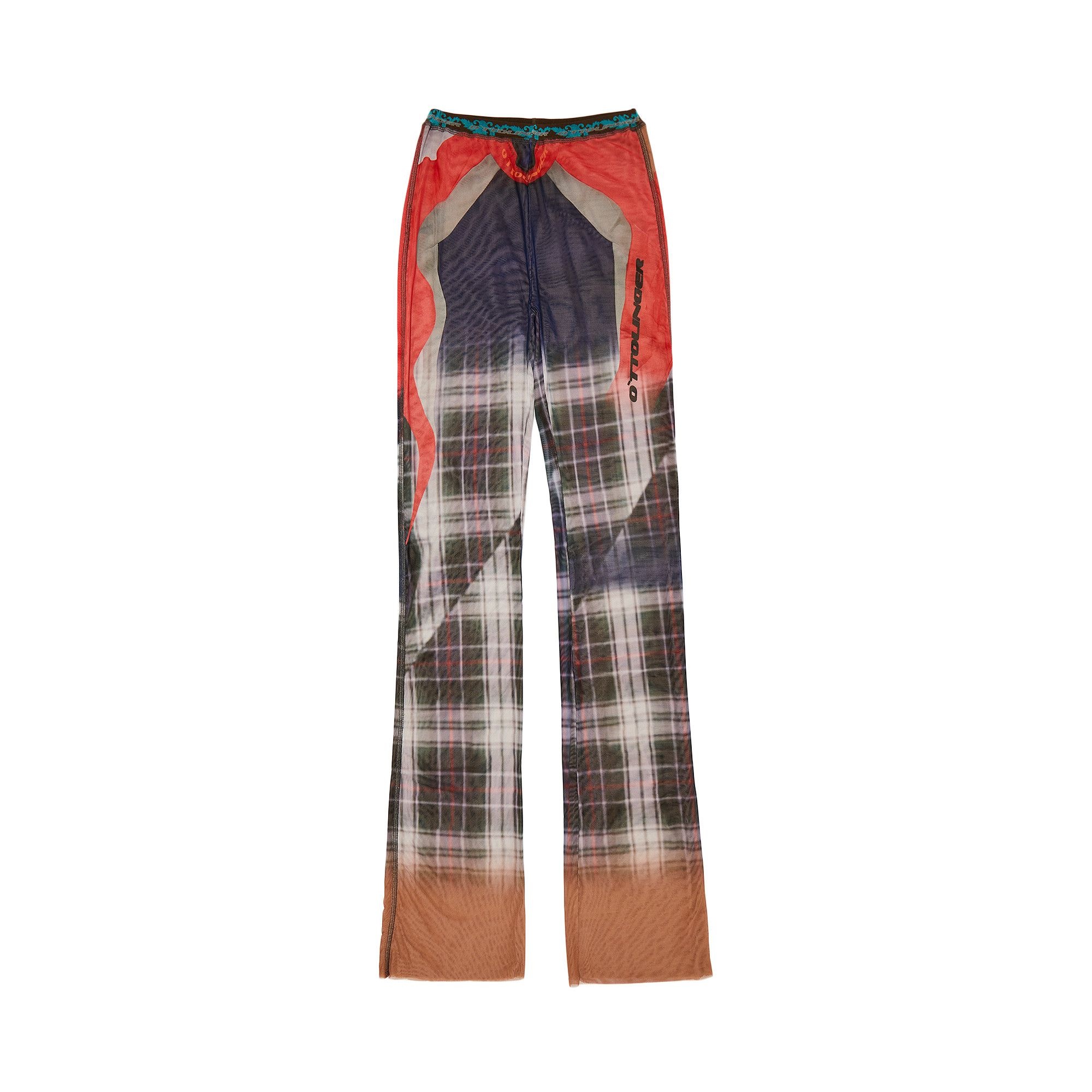 Ottolinger Mesh Pants 'Surf Plaid Print' - 1
