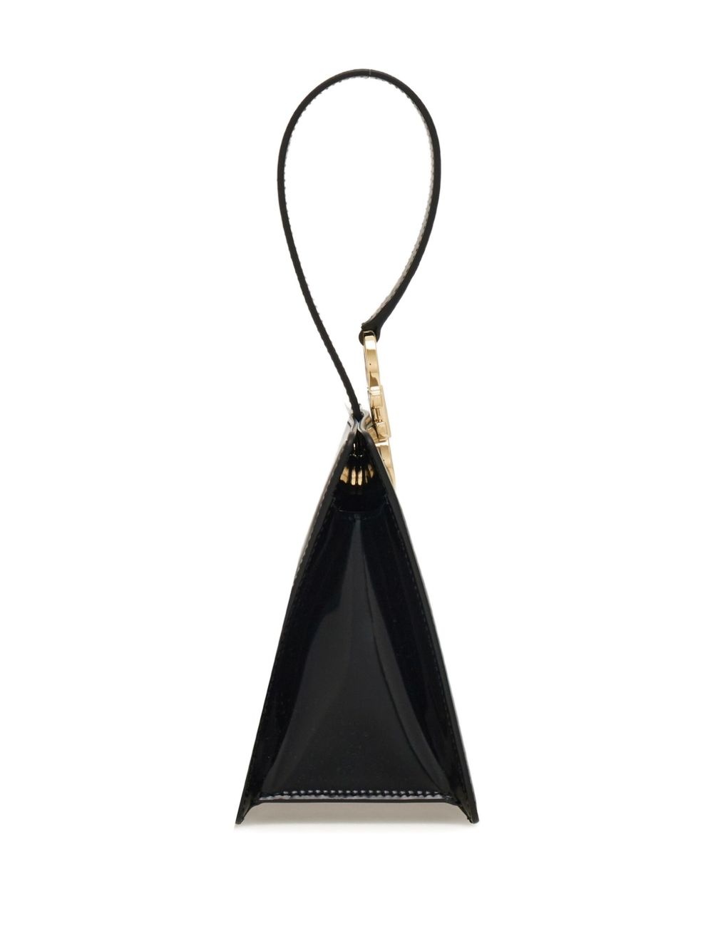 geometric leather handbag - 3