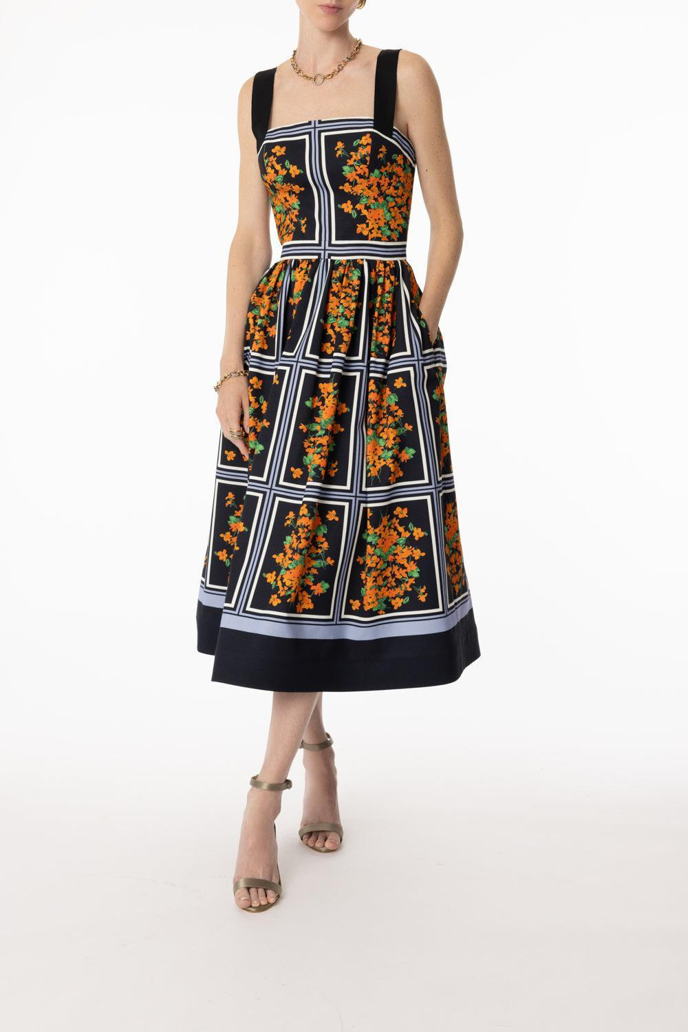 Thick Strap Midi Dress - 2