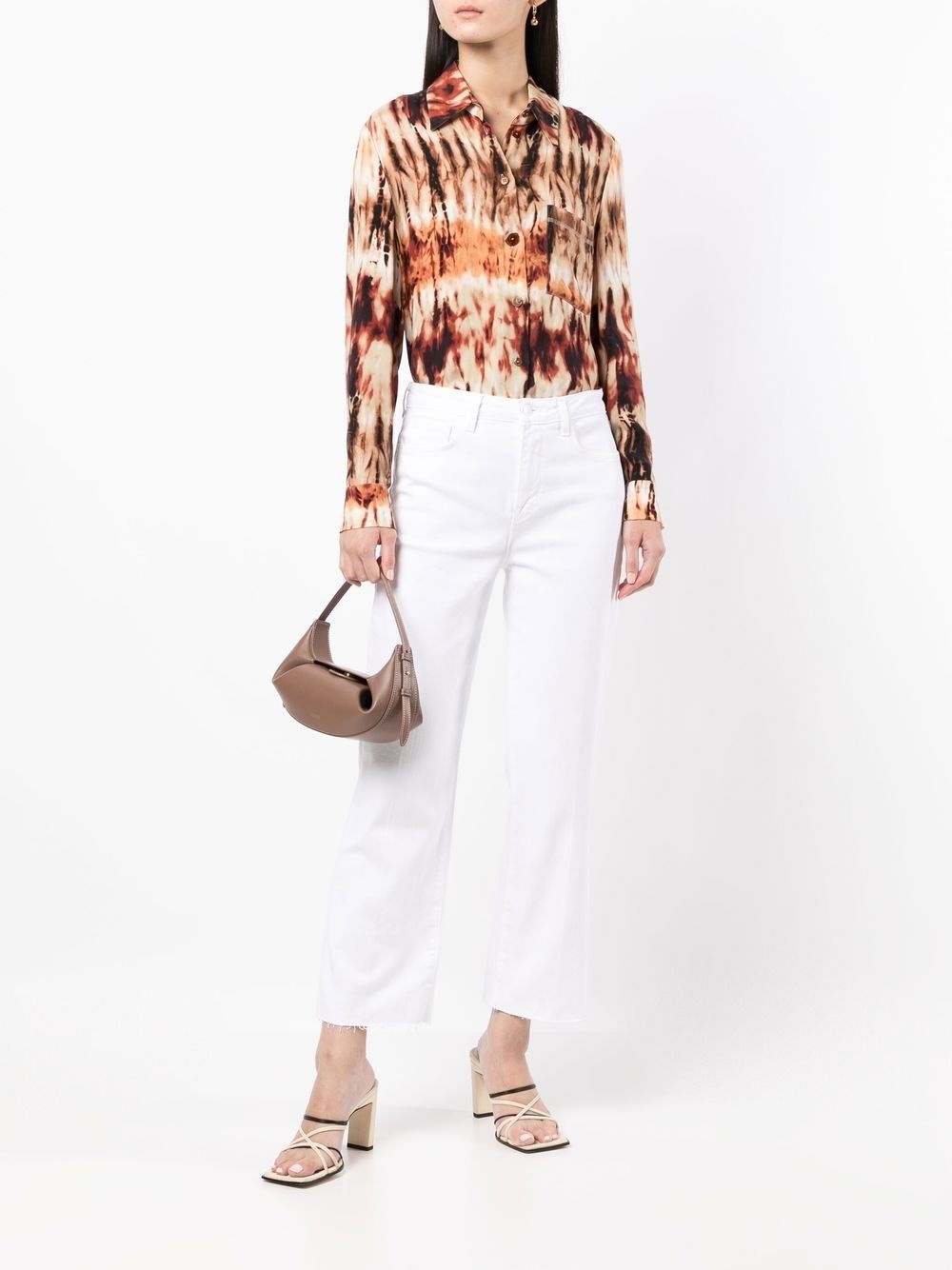 cropped straight-leg jeans - 2
