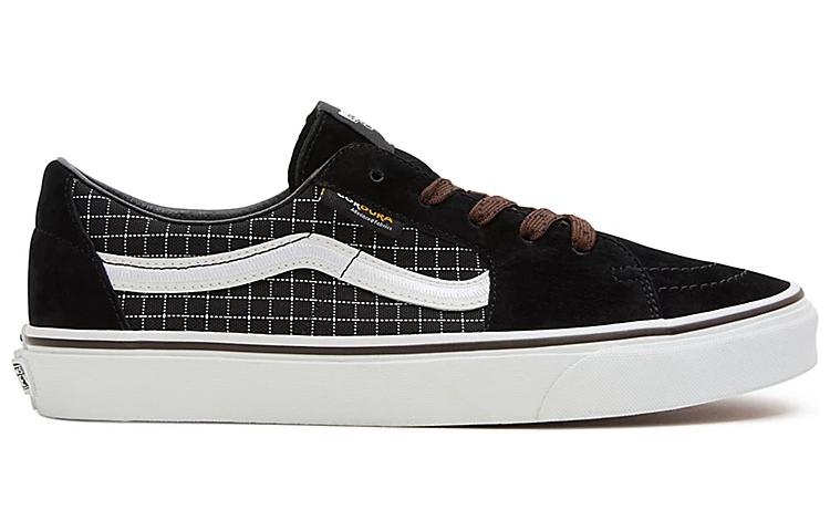 (WMNS) Vans Cordura Sk8-Low 'Black Brown' VN0009QRBLA - 2