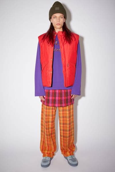 Acne Studios Padded vest - Bright Red outlook