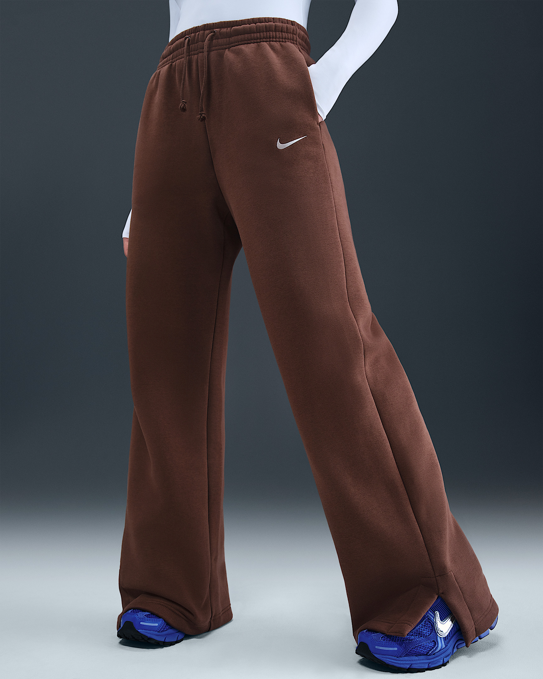 Nike Sportswear Phoenix Fleece Women's High-Waisted Wide-Leg Pants - 2