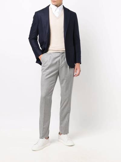 Brunello Cucinelli pleat-detail tailored trousers outlook