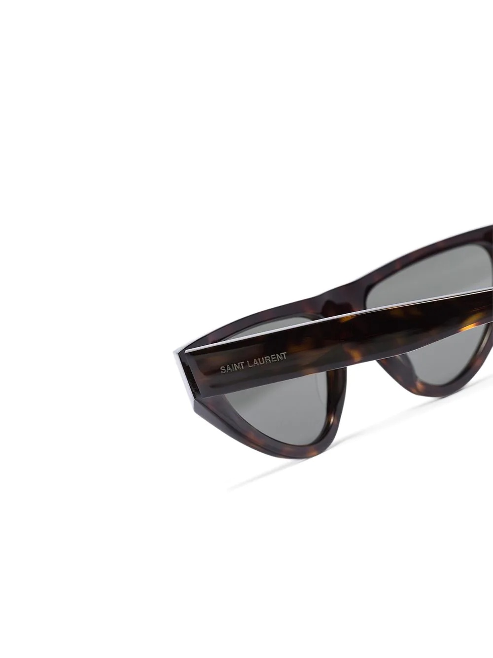 triangle-frame tortoiseshell sunglasses - 4