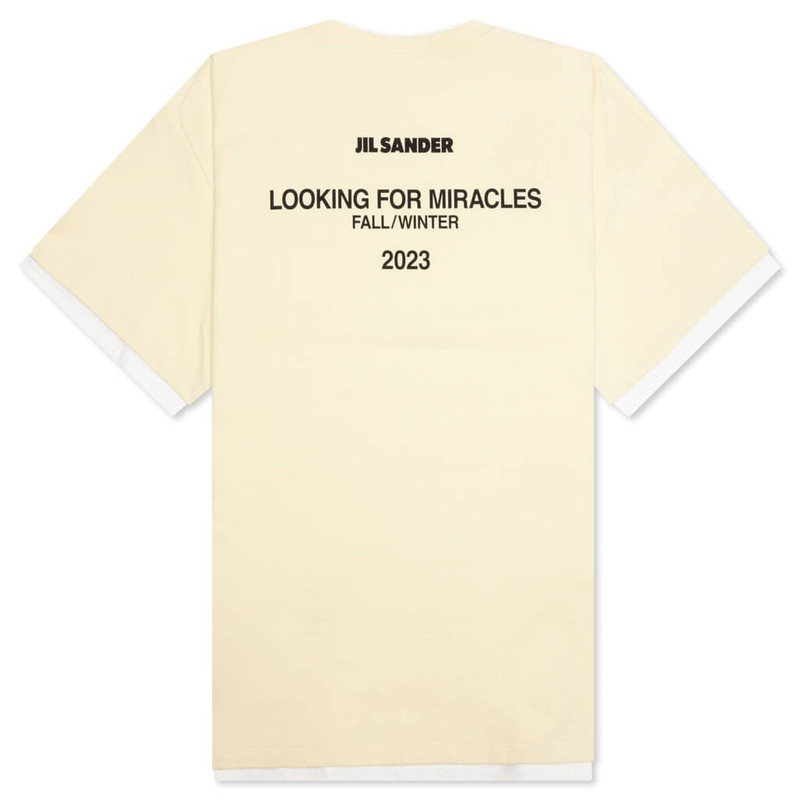 Jil Sander T-SHIRT S/S - BONE outlook
