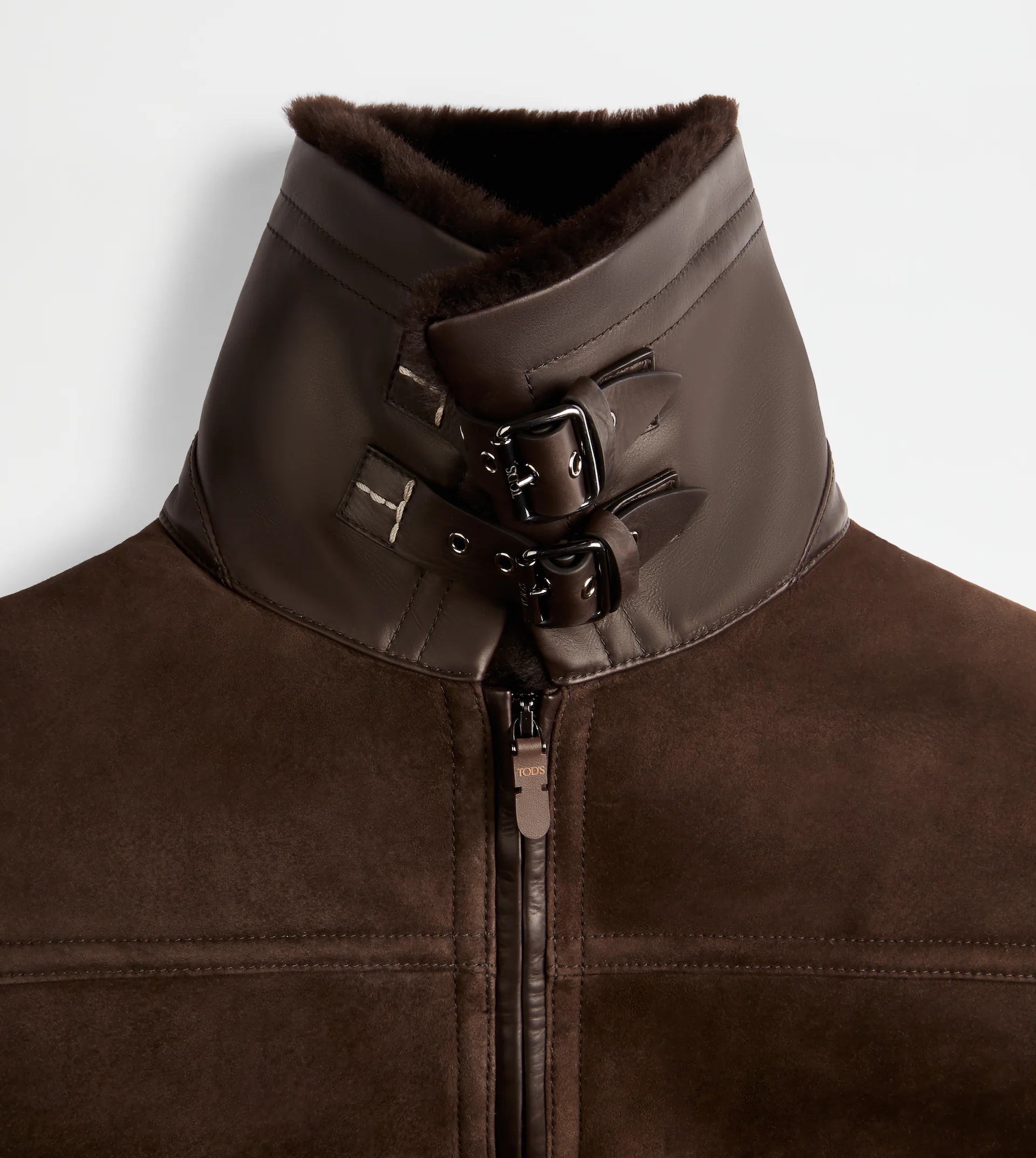 BIKER IN SHEEPSKIN - BROWN - 2