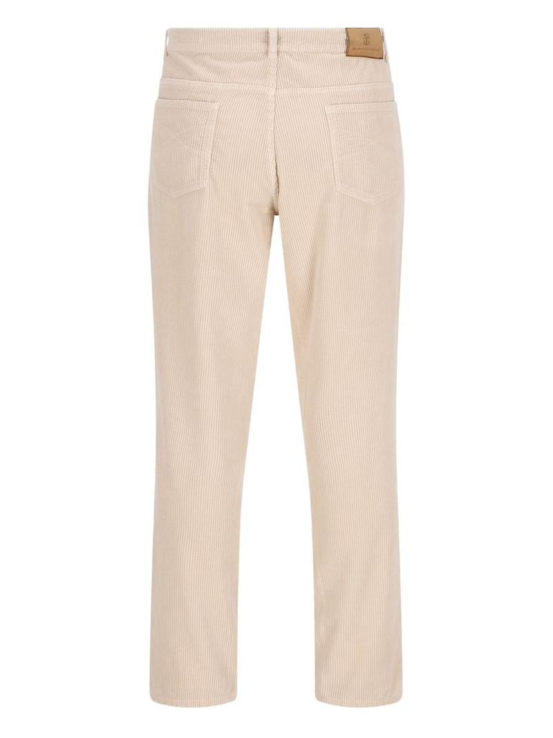 Brunello Cucinelli corduroy five-pocket trousers outlook