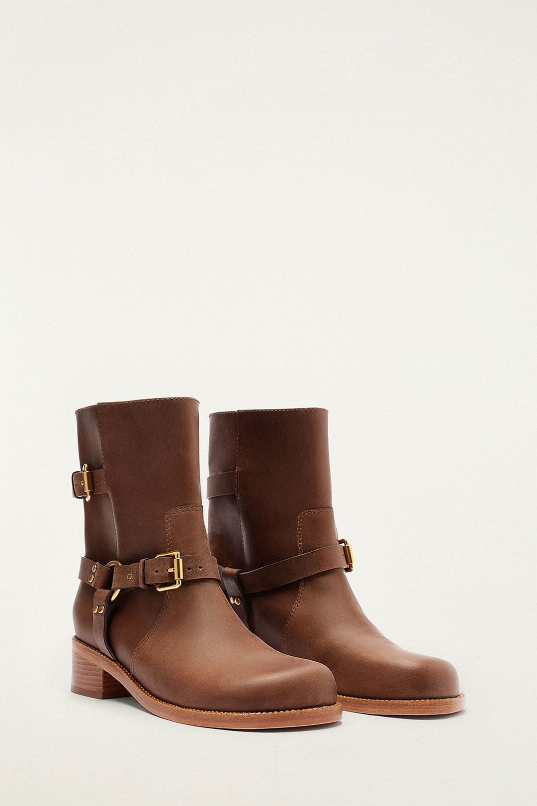 Distressed Leather Boot - 2