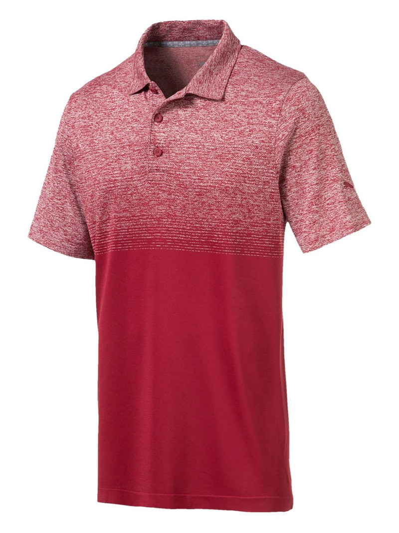 Evoknit ombre polo shirt 1