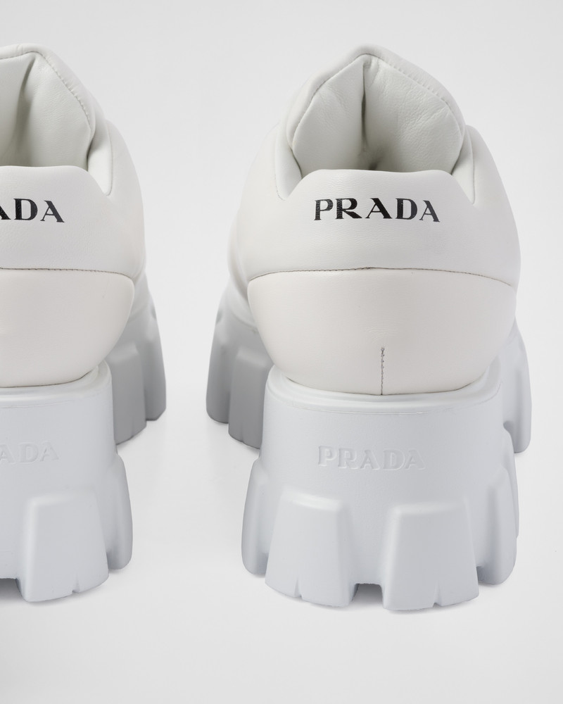 Soft padded nappa leather lace-up shoes 7