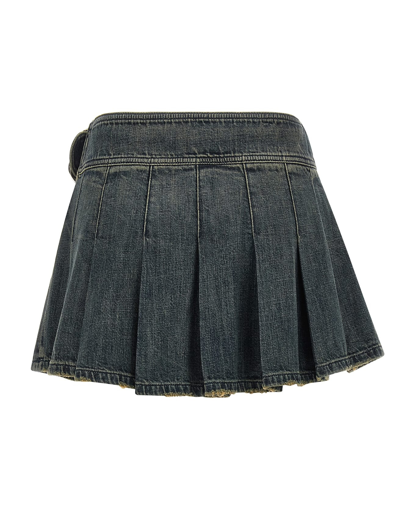 'buckle Pleated' Skirt - 2