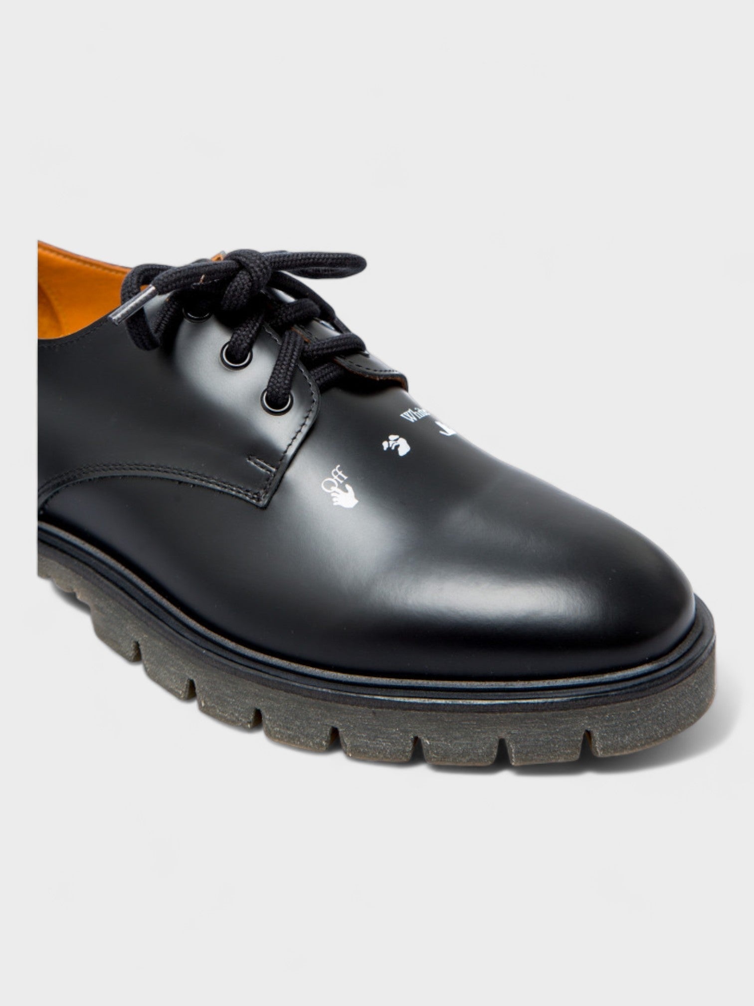 Off-White Arrow Derby shoes Off-White Out Of Office Arrow Bicolor Sneakers | Neiman Marcus main image 4