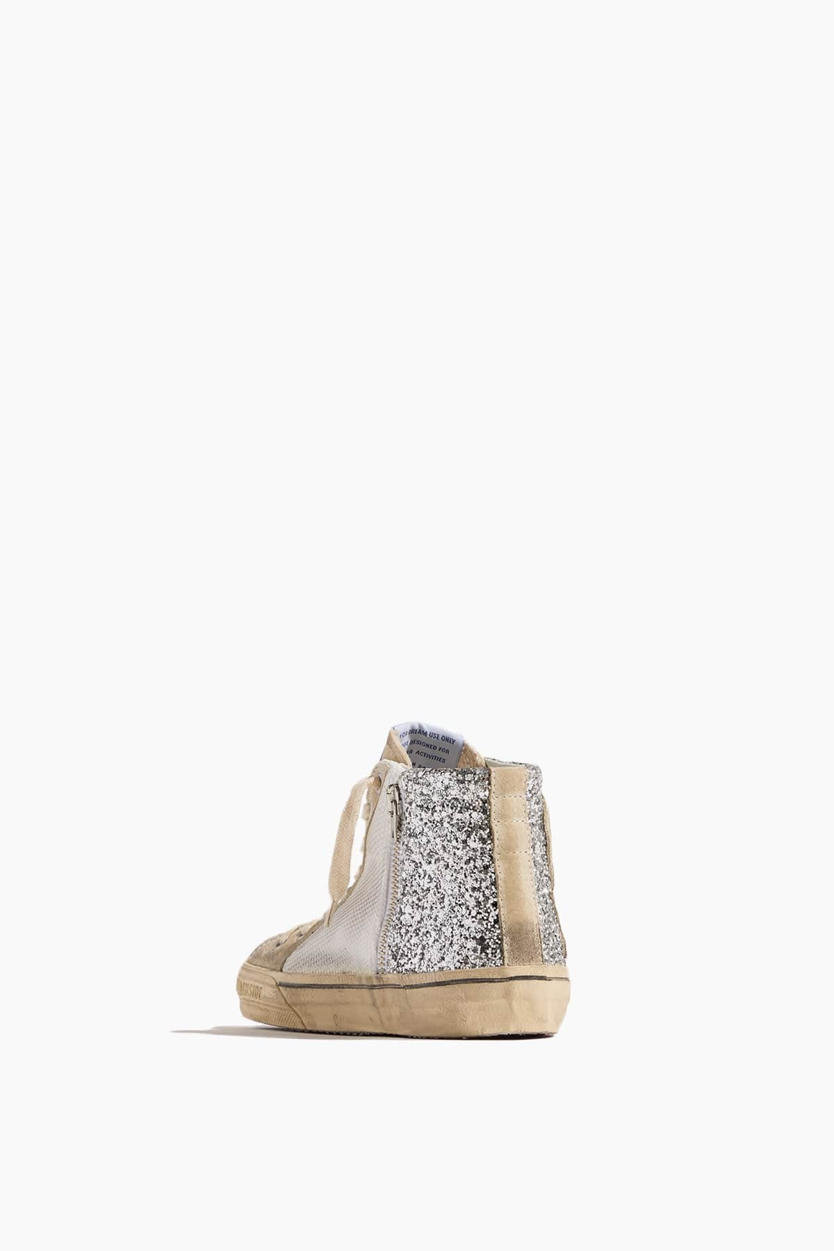 Slide Sneaker in Silver/White/Marble - 3