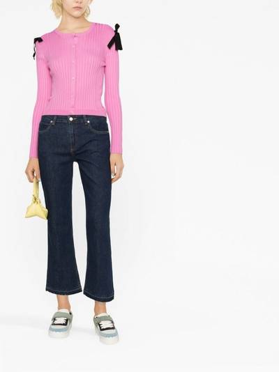 REDValentino cropped flared jeans outlook