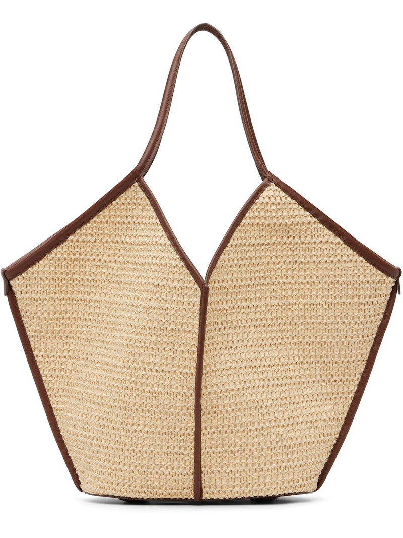 raffia tote bag 1